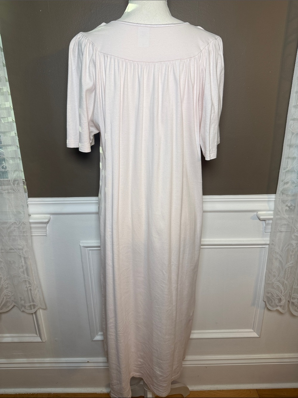 Calida 100% Cotton Pink Nightgown M Swiss Luxury Sleepwear - Picture 3 of 7